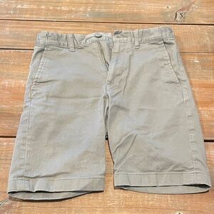 Boys Jcrew Classic Gray Chino Shorts